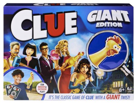 Spin Master Clue Giant Edition Board Game Multicolored on Sale