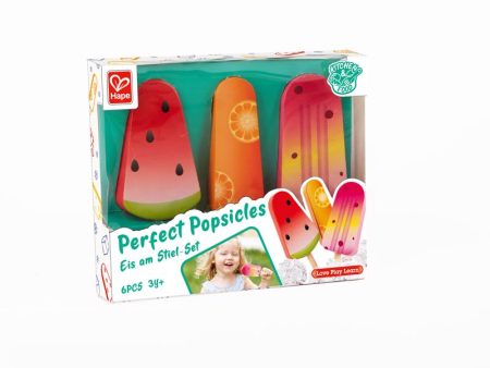 Hape Popsicles Set Wood Assorted 6 pc Hot on Sale