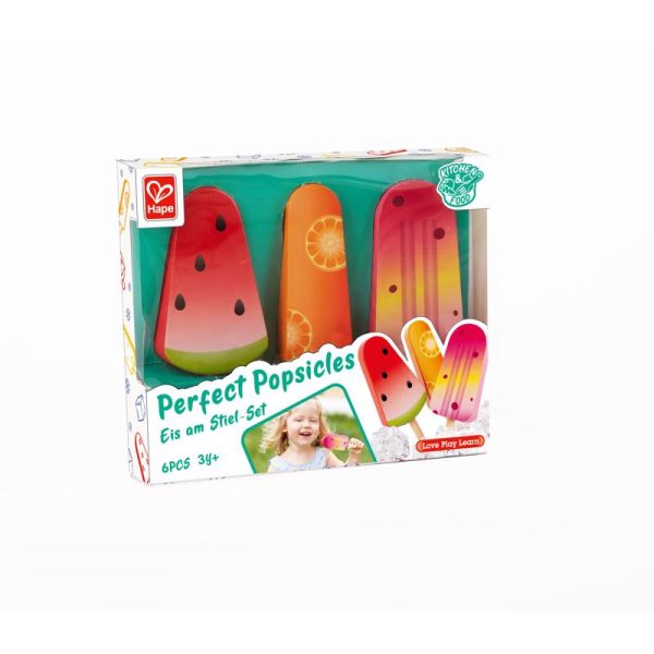 Hape Popsicles Set Wood Assorted 6 pc Hot on Sale