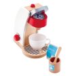 Hape Wooden Play Coffee Machine Assorted 6 pc Fashion