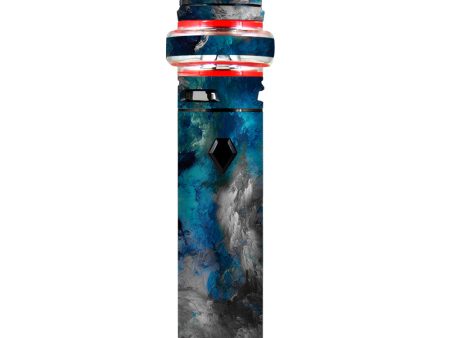 Blue Grey Painted Clouds Watercolor Smok stick V9 Max Skin Online