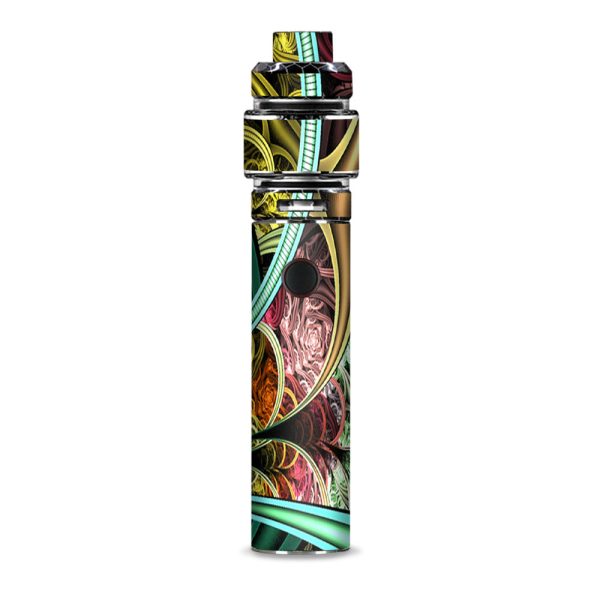 Bio Mechanical Metal Color Pattern Smok Resa Stick Kit Skin Cheap