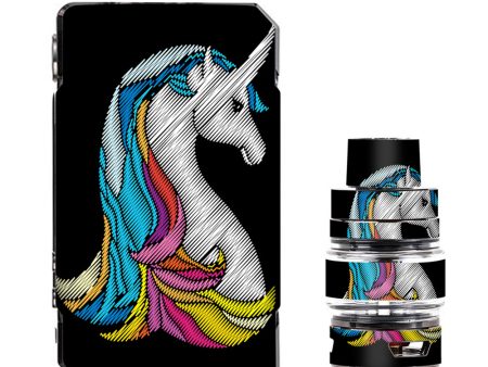 Colored Unicorn Abstract VooPoo Drag Mini Skin Hot on Sale