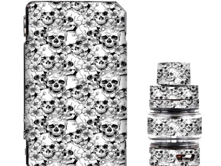 Black N White Skulls VooPoo Drag Mini Skin Online Sale