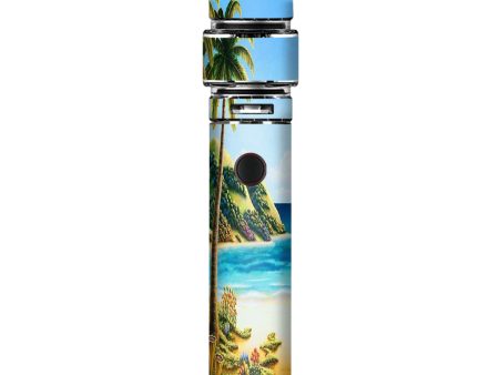 Beach Water Palm Trees Smok Resa Stick Kit Skin on Sale