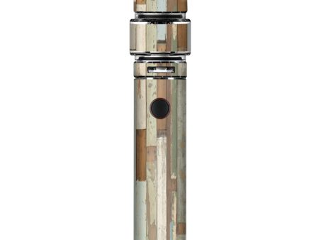 Beach Wood Panels Teal White Wash Smok Resa Stick Kit Skin For Sale