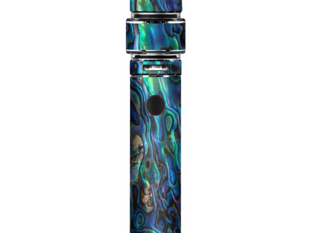 Abalone Shell Green Swirl Blue Gold Smok Resa Stick Kit Skin Discount