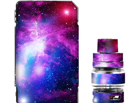 Stars Galaxy Red Blue Purple Gasses  VooPoo Drag Mini Skin Online