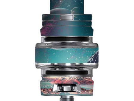 Planets And Moons Mountains Smok TFV8 Big Baby V2 Tank Skin Hot on Sale