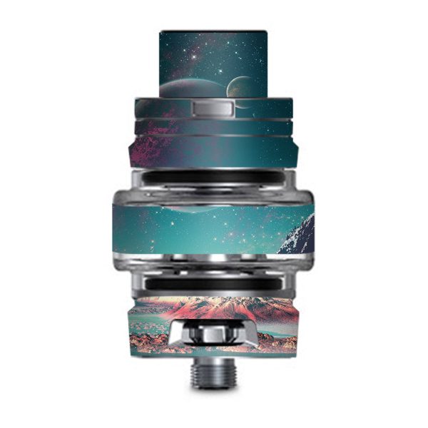 Planets And Moons Mountains Smok TFV8 Big Baby V2 Tank Skin Hot on Sale