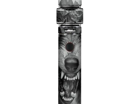 Angry Wolf Growling Mountains Smok Resa Stick Kit Skin Online now