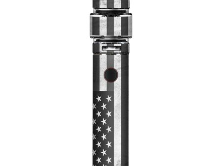 Black White Grunge Flag Usa America Smok Resa Stick Kit Skin For Cheap