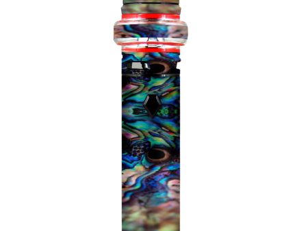 Abalone Blue Black Shell Design Smok stick V9 Max Skin Sale