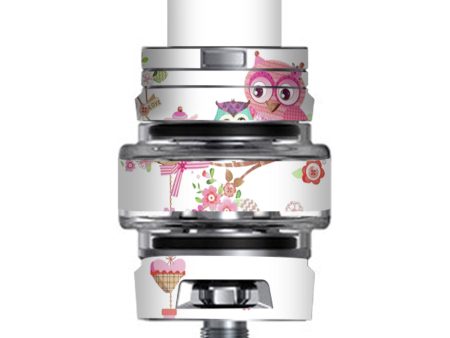 Owls In Tree Teacup Cupcake Smok TFV8 Big Baby V2 Tank Skin Fashion