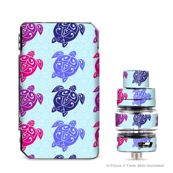 Turtles Colored Hawaiian VooPoo Drag Mini Skin Online Hot Sale