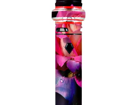 Beautiful Rose Flower Pink Purple Smok stick V9 Max Skin Online Sale