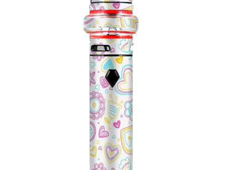 Hearts Doodles Shape Design Smok stick V9 Max Skin Cheap