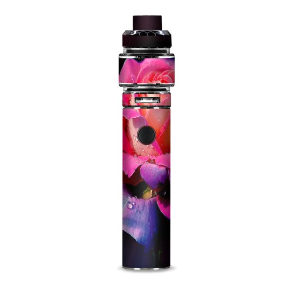 Beautiful Rose Flower Pink Purple Smok Resa Stick Kit Skin Online