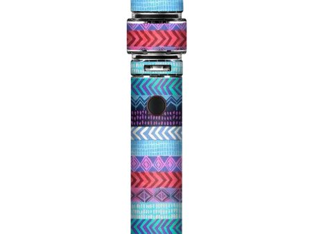 Aztec Blue Tribal Chevron Smok Resa Stick Kit Skin Fashion