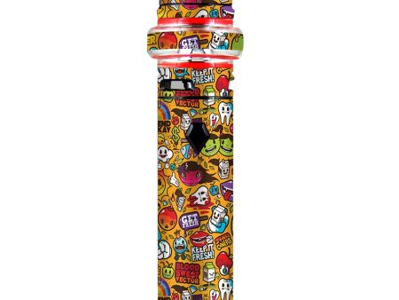 Comic Sticker Slap Cartoon Smok stick V9 Max Skin Hot on Sale