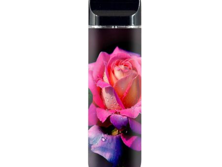 Beautiful Rose Flower Pink Purple Smok Novo Skin Fashion