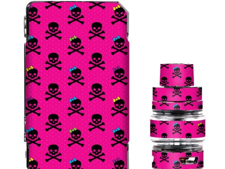 Girl Bow Skulls Feminine Pink  VooPoo Drag Mini Skin Cheap