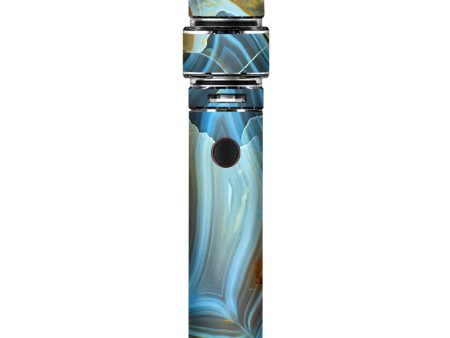 Beautiful Geode Precious Stone Blue Brown Smok Resa Stick Kit Skin For Sale