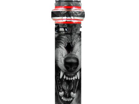 Angry Wolf Growling Mountains Smok stick V9 Max Skin Online