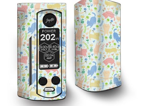 Cats Kittens Playful Flowers Vaporesso Armour Kit Skin For Sale