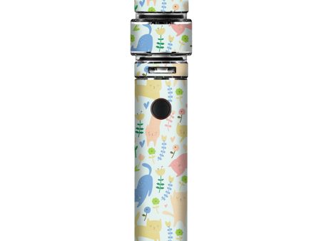 Cats Kittens Playful Flowers Smok Resa Stick Kit Skin on Sale