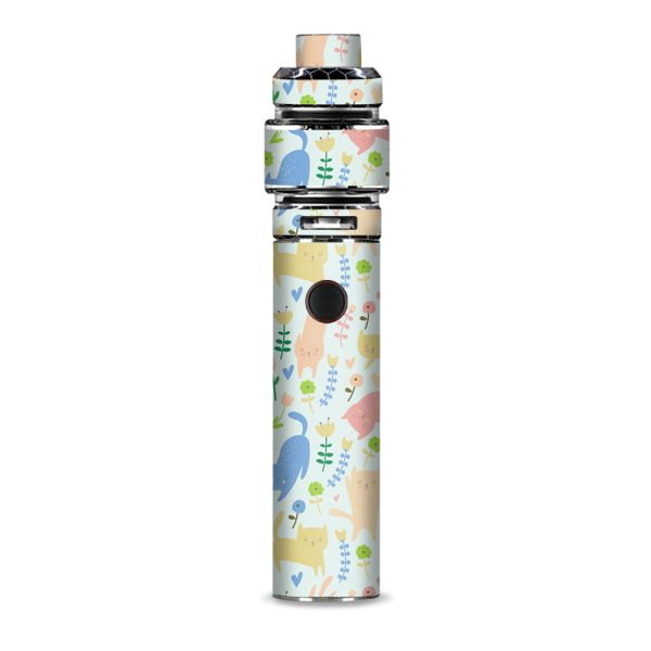 Cats Kittens Playful Flowers Smok Resa Stick Kit Skin on Sale