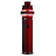 Black And Red Leather Pattern Smok stick V9 Max Skin Hot on Sale