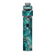 Chrysocolla Hydrated Copper Glass Teal Blue Smok Resa Stick Kit Skin on Sale