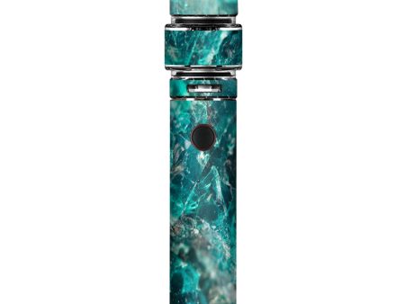 Chrysocolla Hydrated Copper Glass Teal Blue Smok Resa Stick Kit Skin on Sale