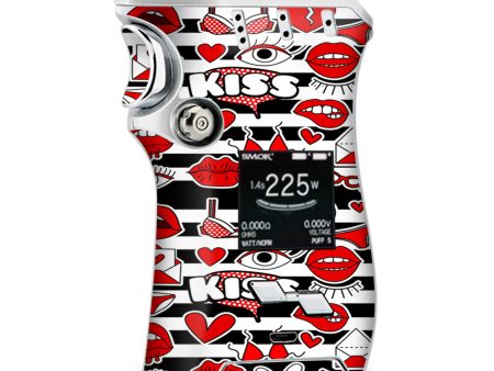 50S Retro Strips Lips Love Kiss  Smok Mag Skin on Sale