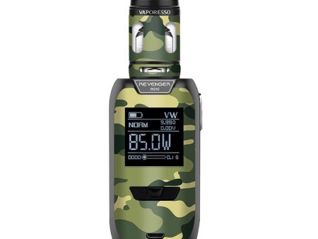 Green Camo Original Camouflage  Vaporesso Revenger Mini 85w Skin For Sale