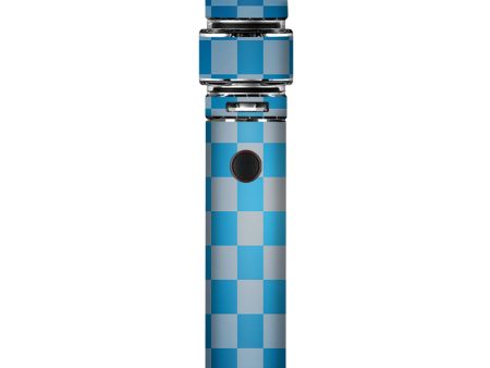 Blue Grey Checkers Smok Resa Stick Kit Skin Supply