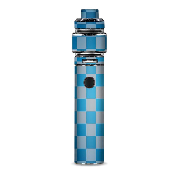 Blue Grey Checkers Smok Resa Stick Kit Skin Supply