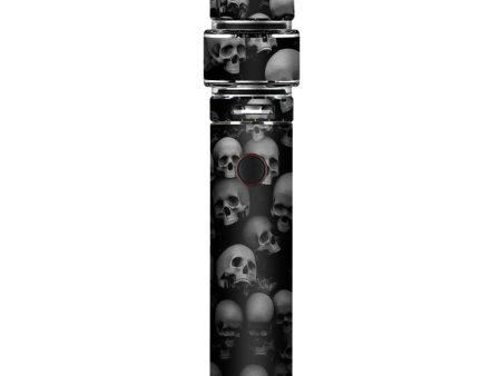 Black And White Skulls Stacked Smok Resa Stick Kit Skin Hot on Sale