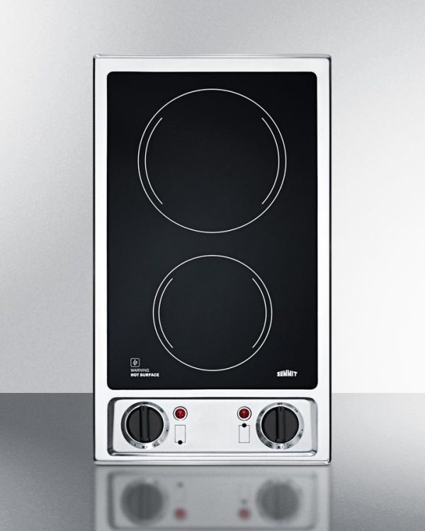 12  Wide 115v 2-burner Radiant Cooktop on Sale